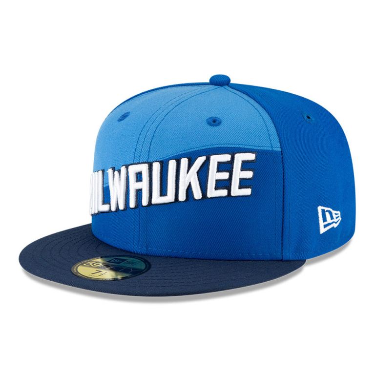 Gorras New Era Nba Azules - Milwaukee Bucks NBA City Edition 59FIFTY 30148XZMI